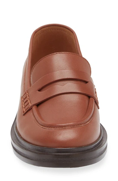 Shop Madewell The Vernon Loafer In Dried Maple