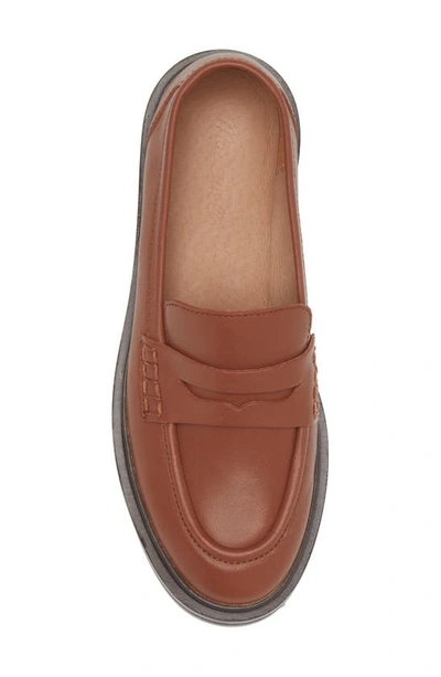 Shop Madewell The Vernon Loafer In Dried Maple