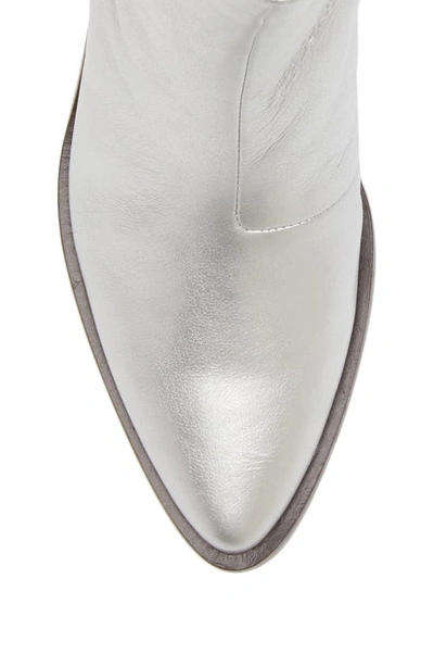 Madewell The Darcy Ankle Boot In Silver