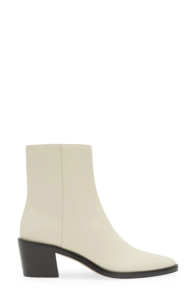 Madewell The Darcy Ankle Boot In Pale Parchment