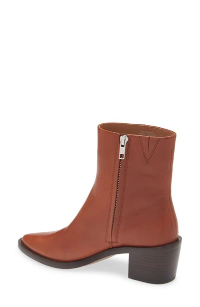 Madewell The Darcy Ankle Boot In Warm Cinnamon