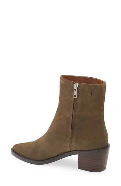 Shop Madewell The Darcy Ankle Boot In Burnt Olive
