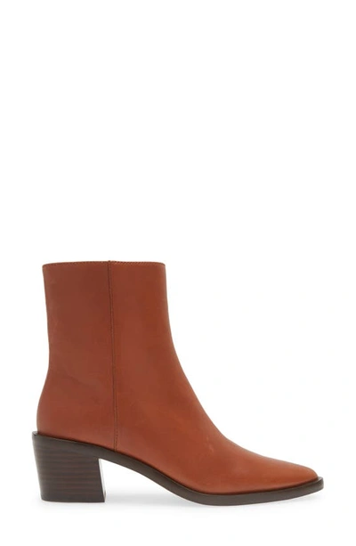 Shop Madewell The Darcy Ankle Boot In Warm Cinnamon