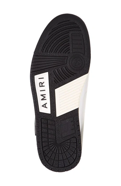 Shop Amiri Crystal Skeltop Low Top Sneaker In Black