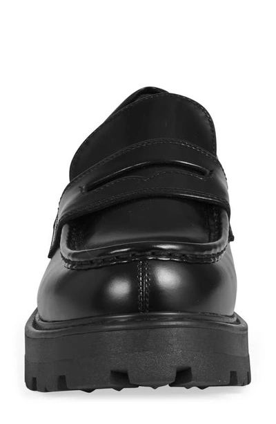 Shop Vagabond Shoemakers Cosmo 2.0 Platform Penny Loafer In Black