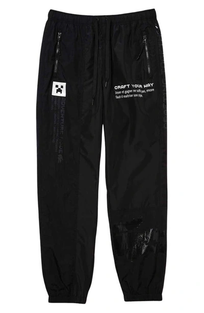 Shop Lacoste Minecraft Track Pants In Black