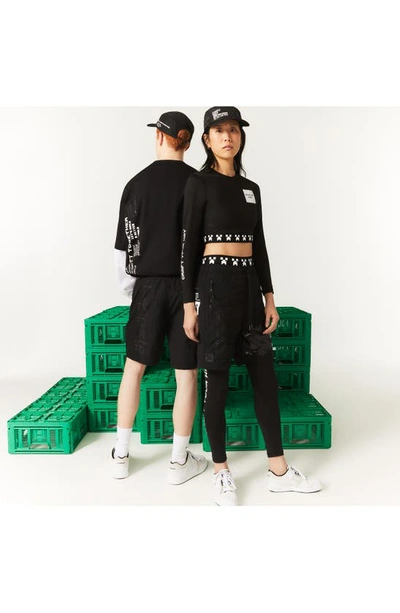 Shop Lacoste Minecraft Shorts In Black