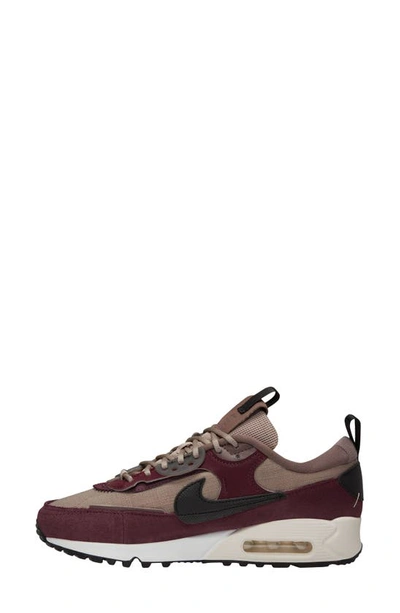 Nike Air Max 90 Futura Sneaker In Taupe/ Black/ Plum