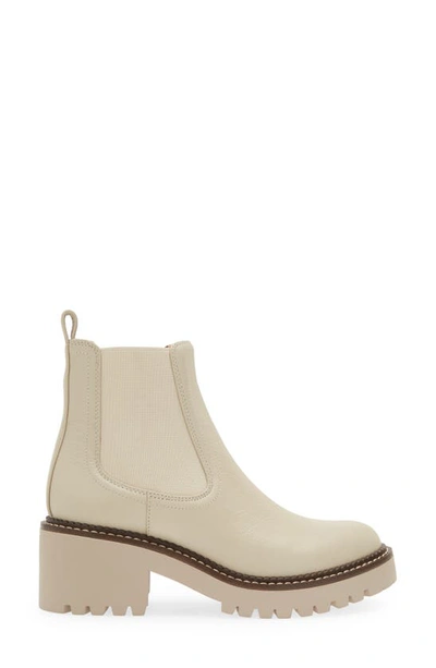 Shop Nordstrom Mia Chelsea Lug Boot In Ivory Birch