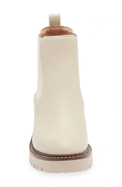 Shop Nordstrom Mia Chelsea Lug Boot In Ivory Birch