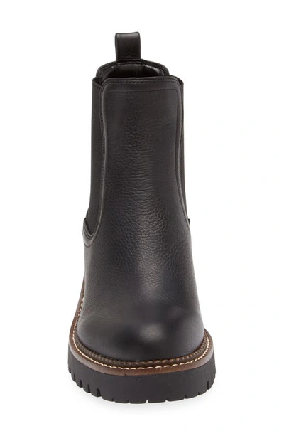 Shop Nordstrom Mia Chelsea Lug Boot In Black