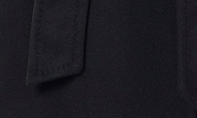 Sofia Cashmere Cashmere Belted Wrap Coat With Pick-stitched Detail In Black