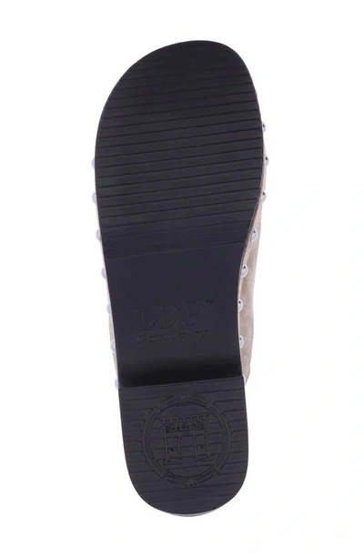 L'amour Des Pieds Gracen Studded Clog In Taupe