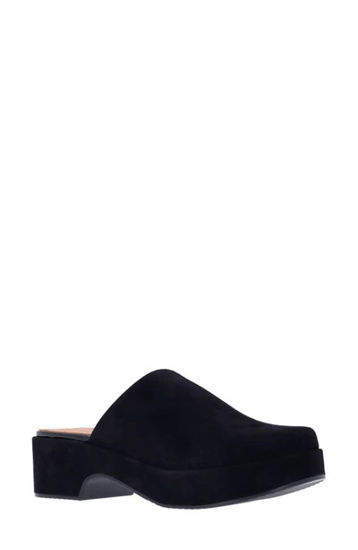 L'amour Des Pieds Galana Platform Mule In Black