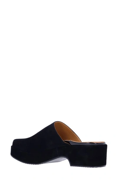 L'amour Des Pieds Galana Platform Mule In Black