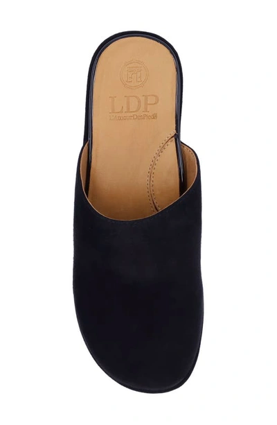 L'amour Des Pieds Galana Platform Mule In Black