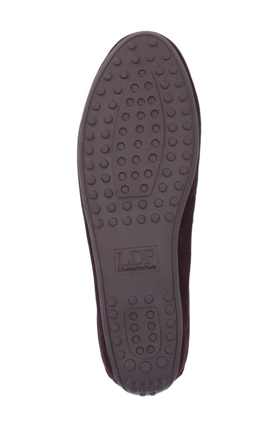 Shop L'amour Des Pieds Yozey Loafer In Chocolate