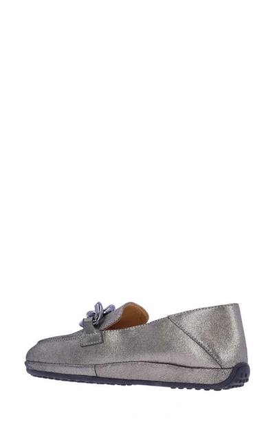 Shop L'amour Des Pieds Yozey Loafer In Pewter