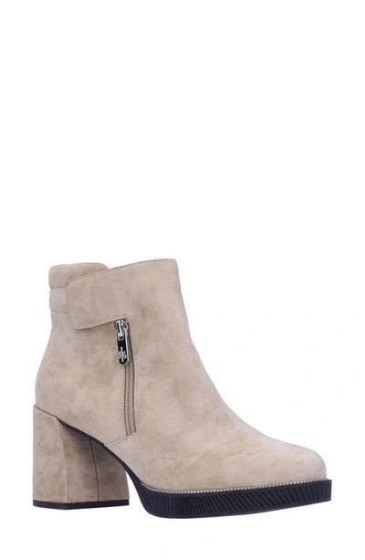 Shop L'amour Des Pieds Lanelle Bootie In Taupe