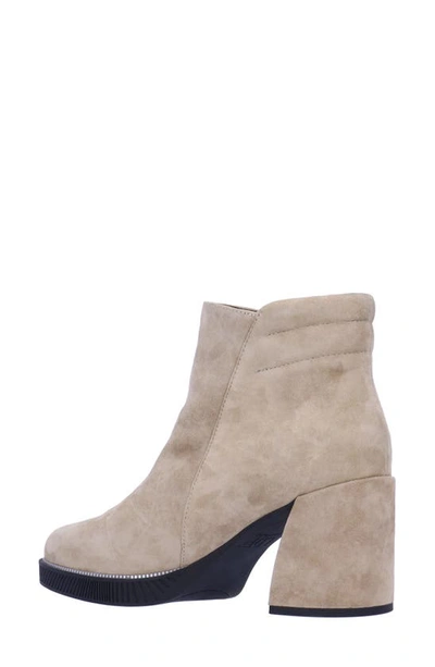 Shop L'amour Des Pieds Lanelle Bootie In Taupe