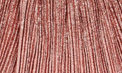 Shop Loeffler Randall Rayne Pleated Clutch In Metallic Rose