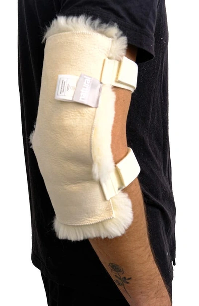 Shop Natural Medical Genuine Sheepskin Elbow Protectors In Cornsilk