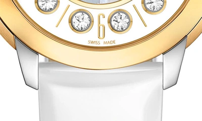 Fendi Ishine Leather Strap Watch, 33mm In Two Tone