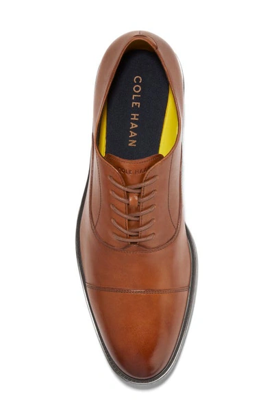 Shop Cole Haan Hawthorne Cap Toe Oxford In British Tan