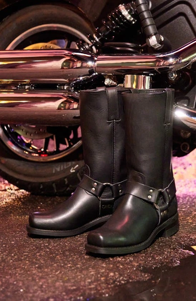 Shop Frye 'harness 12r' Boot In Black