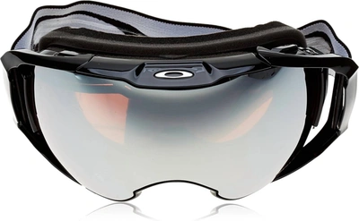 Shop Oakley Men's Airbrake Snow Goggles, Prizm Black Iridium In Jet Black