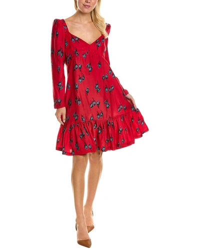 Shop Tracy Reese Mini Dress In Red