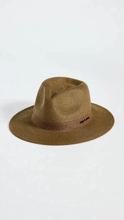 Shop Rag & Bone City Straw Hat In Olivio In Multi