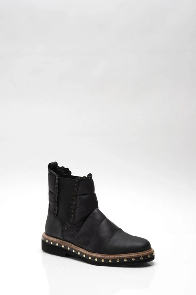 Shop Free People Women's Atlas Puffer Chelsea Boot In Black