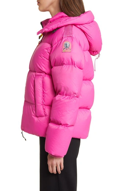 Shop Parajumpers Anya Water Repellent Hooded 700 Fill Power Down Puffer Jacket In Fuchsia