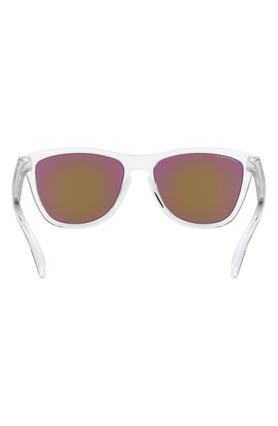 Shop Oakley Frogskins 54mm Rectangular Sunglasses In Clear