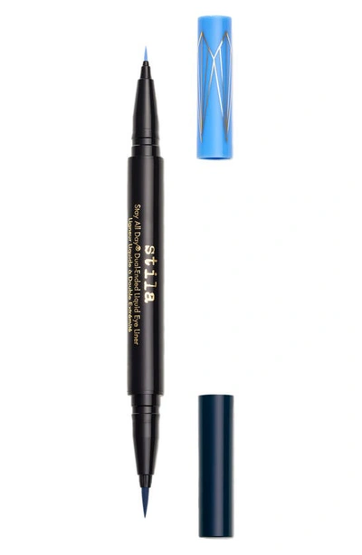 Shop Stila Stay All Day® Dual-ended Liquid Eyeliner In Periwinkle / Midnight