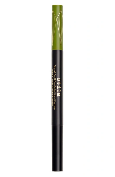 Stila Stay All Day® Dual-ended Liquid Eyeliner In Mojito Intense Black