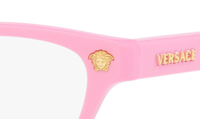 Shop Versace Kids' 58mm Cat Eye Optical Glasses In Pink