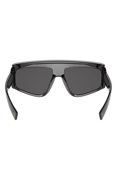 Shop Dolce & Gabbana 146mm Rectangular Sunglasses In Black