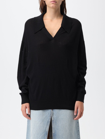 Shop Khaite Sweater  Woman Color Black