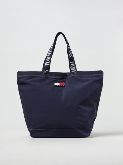 Shop Tommy Jeans Tote Bags  Woman Color Blue