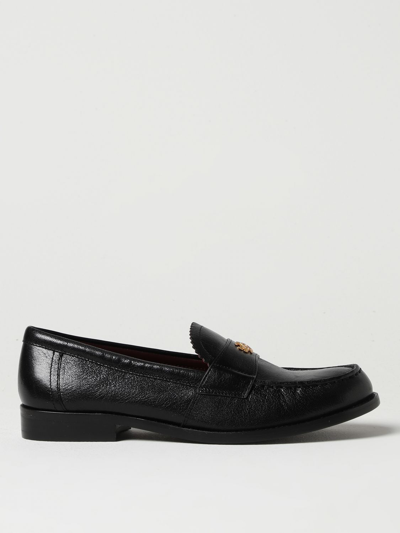 Shop Tory Burch Leather Mocassins In Black