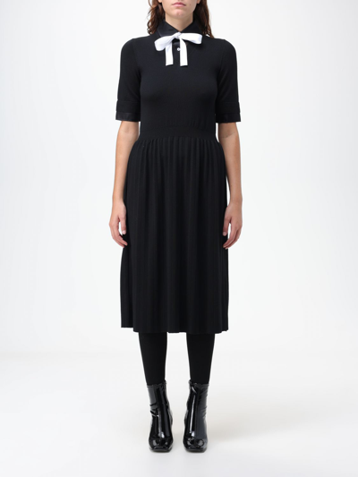 Shop Thom Browne Dress  Woman Color Black