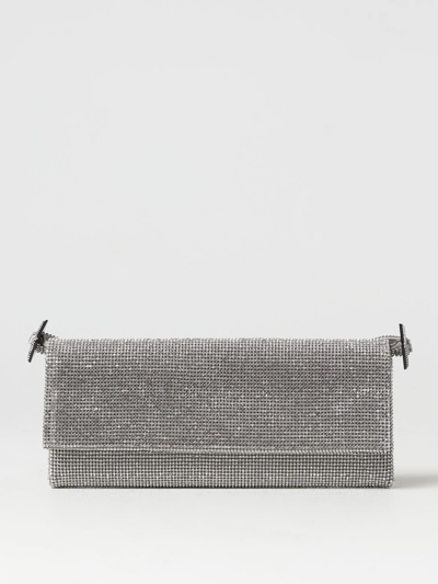 Benedetta Bruzziches 'vittissima La Grande' Cross Body Bag In Silver