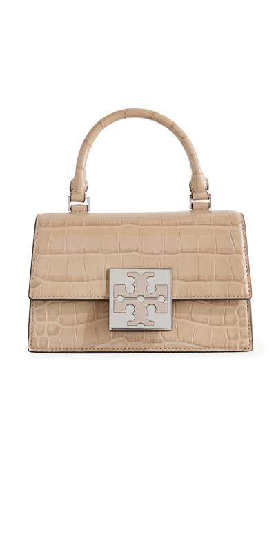 Bon Bon Croc Embossed Mini Top-Handle Bag: Women's Handbags