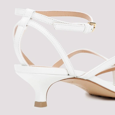Shop Bottega Veneta Stretch Strap Sandal Shoes In White