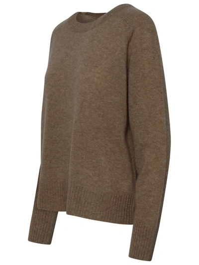 Shop 360cashmere 360 Cashmere Beige Cashmere 'taylor' Sweater
