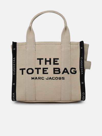 Shop Marc Jacobs (the) Mini Cotton Jacquard Bag In Beige