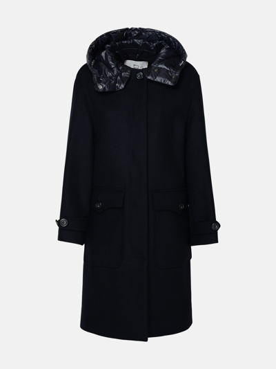 Shop Woolrich Blue Wool Blend Coat