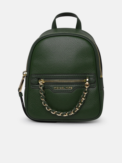 Shop Michael Michael Kors 'elliot' Mini Backpack In Green Leather